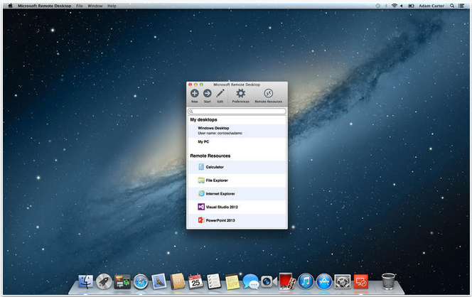 How to use mac os remote desktop client